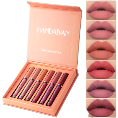 HANDAIYAN Matte Liquid Lipstick Set-6 Colors image