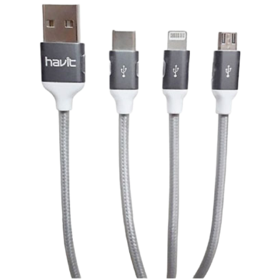 Havit H622 1.2M 3-In-1 Micro (Android), Lightning (iPhone) image