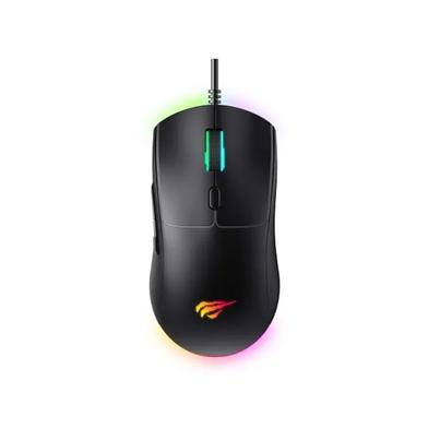 HAVIT MS1030 Game Note RGB Backlit USB Gaming Mouse Black image
