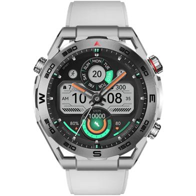 HAYLOU R8 1.43inch AMOLED Bluetooth Calling Smart Watch- Silver image