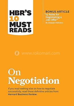 HBR's 10 Must Reads on Negotiation