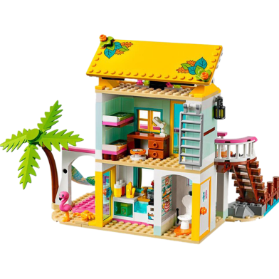 HEARTLAKE BEACH HOUSE LEGO COMPATIBLES BUILDING BLOCK image