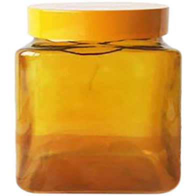 HEREVIN Colored Square Canister 1 Ltr Yellow - 147018-000 image