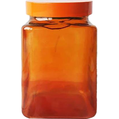 HEREVIN Colored Square Container 2 Litre Orange image