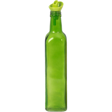 HEREVIN Decorated Square Oil and Vinegar bottle Green Colour 500ML - 151432-000 image