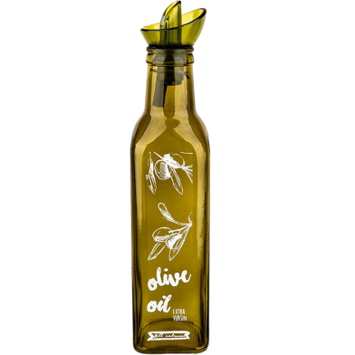 HEREVIN Square Oil and Vinegar Bottle-Green-Olive Oil 250Cc image
