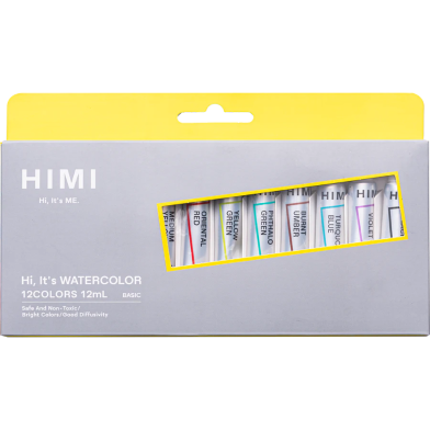 HIMI Watercolour Paint - 12 ml Tubes Set image