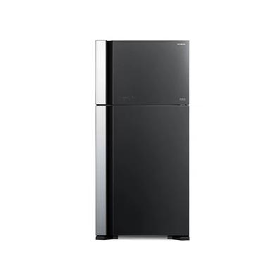 Hitachi R-VG610PUC7-GBK Top Mount Refrigerator 510L (Glass Black) image