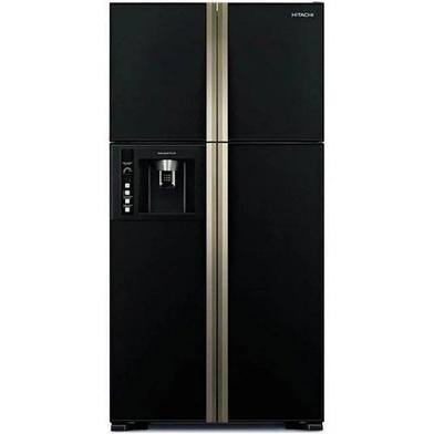 Hitachi R-VG720PUC5-GBK Top Mount Refrigerator 580L (Glass Black) image