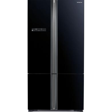 Hitachi R-WB800PUC5-GBK French Bottom Freezer 4-Door Refrigerator 640L image