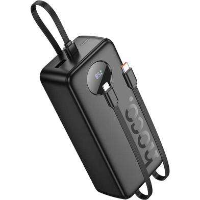 HOCO J132B 30000mAh 22.5W Plus PD20W Fast Charging Adapter Travel Power Bank With 3 Cables image