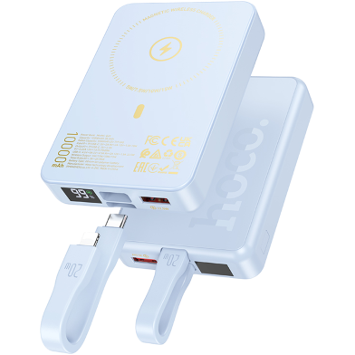 HOCO Q24 22.5W 10000mAh PD Magnetic Wireless Power Bank image