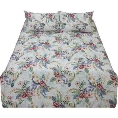 HOMETEX Bed Sheet Peruvian lily - CTNF1018 image