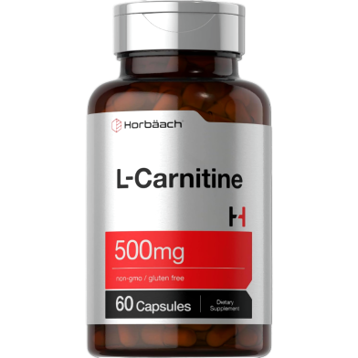 HORBAACH L Carnitine Supplement 500 mg 60 Capsules image