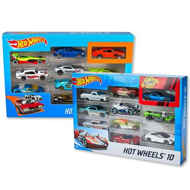 HOT WHEELS BASIC 10 PACK GIFT BOX Random One 2018 image