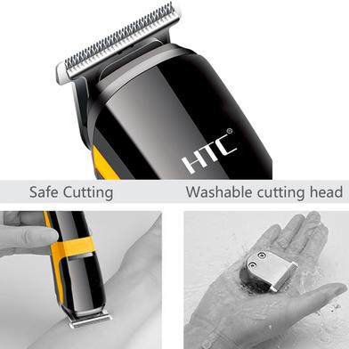 HTC AT-1322 Cordless Nose And Ear Hair Trimmer For Man Rechargeable Men's Grooming Kit Slide 4