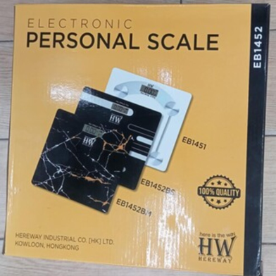 HW Electronic Bathroom Scale, Personal Weight Scale - 200KG Capacity. image