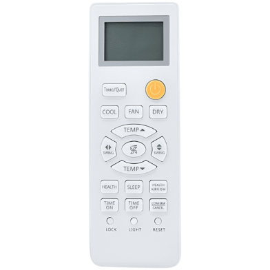 Haier Air Conditioner Remote Control - White image