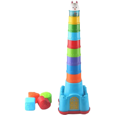Haijin Children Stacking Cups Toy Beach Set Castle Game image