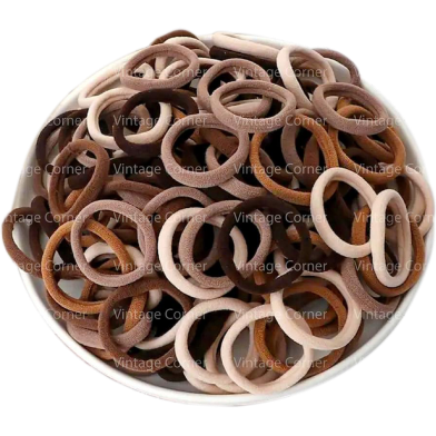 Hair Rubber Band Mixed Color 20pcs Bundle image
