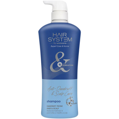 Hair System By Watsons Anti D. And Scalp Care Shampoo Pump 500 ML image