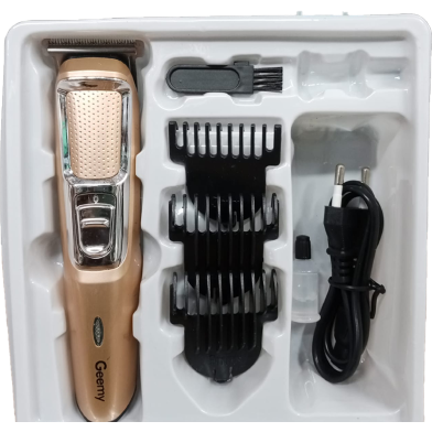 Hair and Beard GM-6077 Trimmer Professional Advanced Shaving System -1pcs image