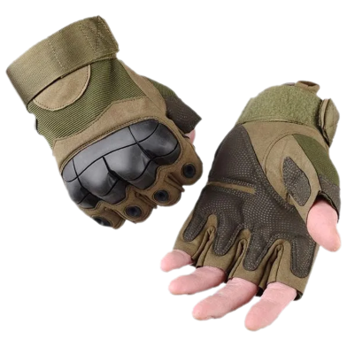 Half Finger Military Tactical Gloves Outdoor Sports Gloves Bicycle Antiskid Sports Gloves image