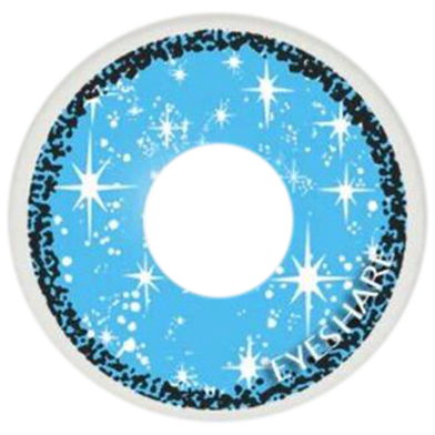 Halloween Comicparty Cosplay Blue Color Contact Lenses image