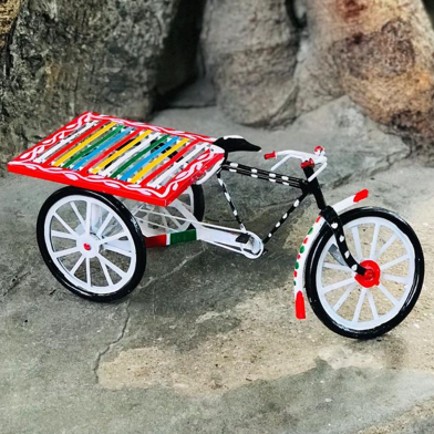 Hand Painted Metal Miniature Replica Van image