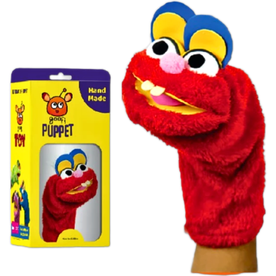 Hand Puppet- Character Red Bunny image