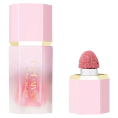 Handaiyan Matte Liquid Blush With Sponge Natural Long-lasting Set Of 4 Multicolor image