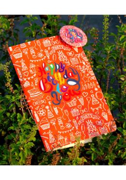 Happy Birthday Notebook with Badge image