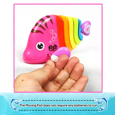 Happy Running Colorful Fish For Kids | Interactive Baby Toy With Moving Parts | Easy-To-Play Fun For Children | Enhance Motor Skills And Entertainment | Engaging Baby Toys (pb_fish_6637_ran) Random Color - 280964840 Slide 3
