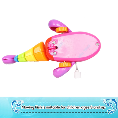 Happy Running Colorful Fish For Kids | Interactive Baby Toy With Moving Parts | Easy-To-Play Fun For Children | Enhance Motor Skills And Entertainment | Engaging Baby Toys (pb_fish_6637_ran) Random Color - 280964840 Slide 4