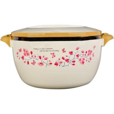 Happyware Hot Pot W/Lock 6000 Ml Flower Design image