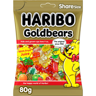 Haribo Goldbears Candy 80gm image