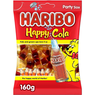 Haribo Happy Cola Candy 160gm image