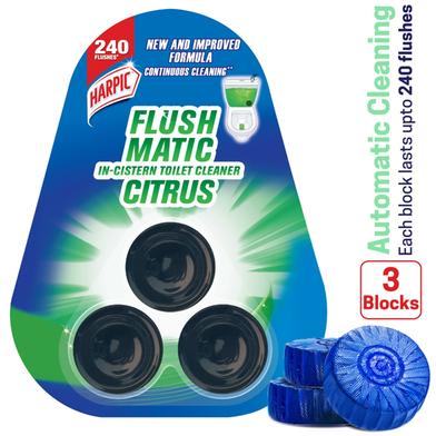 Harpic Flushmatic Citrus In Cistern 50gm × 3 image