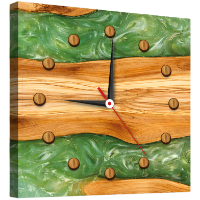 Hasain Mart Abastrac Wall Clock 12 x 12 inch image