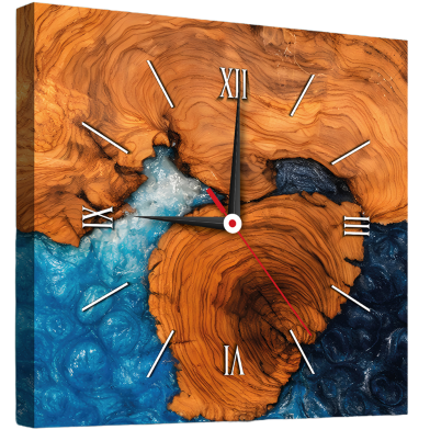 Hasain Mart Abastrac Wall Clock 12 x 12 inch image