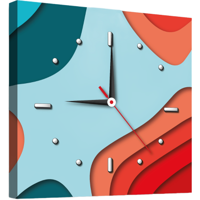 Hasain Mart Abastrac Wall Clock 12 x 12 inch image