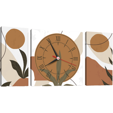 Hasain Mart Combo Wall Clock 24 x 12 Inch (Total) image