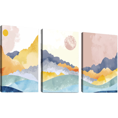 Hasain Mart Islamic Wall Canvas Combo 36 x 16 Inch (Total) image