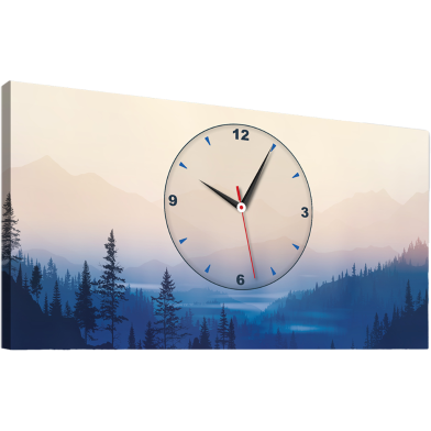 Hasain Mart Natural Wall Clock 24 x 12 Inch image