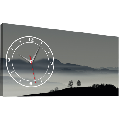 Hasain Mart Natural Wall Clock 24 x 12 Inch image