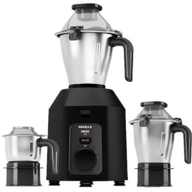 Havells Hexo Plus 1100 Watts Mixer Grinder (3 Jars) - 6203278 image