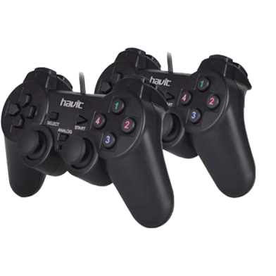Havit G61 USB Double Game Pad With Vibration image