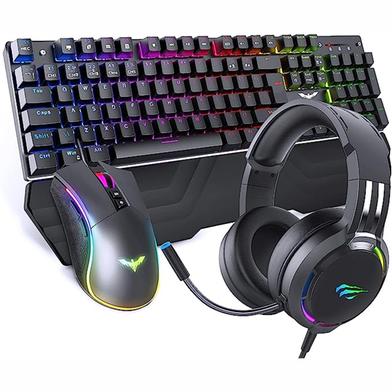Havit KB380L Gaming Wired RGB Mechanical Keyboard, Mouse and RGB Headphone Combo (3 in 1) image