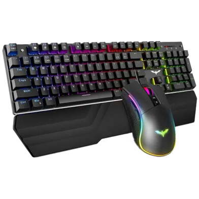 Havit KB389L Multi-Function Mechanical Gaming Wired Keyboard and Mouse Combo image