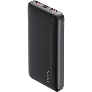 Havit PB90 10000mah Power Bank With LED Indicator Black image